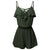 Summer jumpsuit women Sexy Black Lace Bodysuit Women Large Size S-5XL Sleeveless Overlap Front Frill Detail Shorts Playsuits