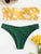 Sunflower Printed Bikini Set Sexy  Swimwear Women 2020 Mujer Push Up Padded Biquini Bathers Bandage Bathing Suit Swimsuit Bikini