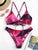 Sunflower Printed Bikini Set Sexy  Swimwear Women 2020 Mujer Push Up Padded Biquini Bathers Bandage Bathing Suit Swimsuit Bikini