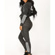 Tracksuit Women Sportwear Winter Women Suit LOVE Hoodies Printed Sports Shirt + Trousers Casual Zipper Long-sleeved Shirt