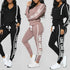 Tracksuit Women Sportwear Winter Women Suit LOVE Hoodies Printed Sports Shirt + Trousers Casual Zipper Long-sleeved Shirt