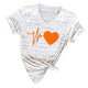 Tshirt Women Plus Size Print V Neck Short Sleeve Loose T Shirt Camiseta Mujer T-shirts Women T Shirts Camisetas Verano Mujer