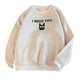 Uefezo Women Hoodies Oversized Print Kangaroo Pocket Sweatshirts Hooded 2020 Autumn Harajuku Casual Korean Pullovers Tops
