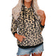 Winter Long Sleeve Sweatshirt Women Leopard Prited Pullove Hooded Ladies Casual Pockets Hoodies Female Camouflage Sweatshirt 30