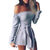 Womail bodysuit Women Summer Fashion Female Playsuit Off Shoulder Long Sleeve Overalls Shorts Rompers Jumpsuit fashion2019 M515