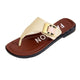 Woman Beach Solid Slipper Shoes Summer Home Flat Flip Flops Shoes Round Toe Slipper Chancletas De Mujer De Playa Ladies Slides