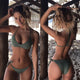 Women Bikini Set Swimwear For Women Sexy Solid Bandeau Female Bathing Suit 2020 Summer Biquini#j8