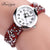 Women Bracelet Quartz Wristwatch Rhinestone Clock Ladies Dress Gift Watches montre homme wall clock modern design sticker 30