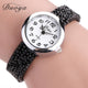 Women Bracelet Quartz Wristwatch Rhinestone Clock Ladies Dress Gift Watches montre homme wall clock modern design sticker 30