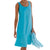Women Casual Beach Dress  Sleeveless Solid Color Pockets Beach Summer Seaside Pool Ladies Dress Comfortable 2019 New#YD1