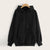 Women Casual Solid Hooded Pocket Long Sleeve Pullover Sweatshirt Winter Harajuku Warm Hoodies Sweatshirts Dropshipping Black