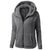 Women Fleece Teddy Hoodies Zipper Solid Pocket Hooded Hoodies Coat Winter Warm Wool Zip-Up Cotton Coat Outwear Casual Sweatshirt