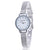 Women Ladies Silver Stainless Steel Mesh Band Wrist Watch relojes para hombre High-grade temperament metal watches