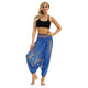 Women Men Pants Casual Woman High Waist Wide Leg Harem Trousers Baggy Boho Loose Aladdin Festival Hippy Jumpsuit Print Lady pant