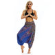 Women Men Pants Casual Woman High Waist Wide Leg Harem Trousers Baggy Boho Loose Aladdin Festival Hippy Jumpsuit Print Lady pant