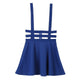 Women Mini Skater Skirt Cute Women Suspender Clothes Straps High Waist Skirt Summer Solid Party Mini Short Skirts