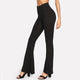 Women Sexy Casual Full Pants Solid Trousers Loose High Wide Leg Pant