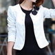 Women Spring Autumn Fashion Blazer Feminino Plus Size Long Sleeved Bleiser Mujer Casual Lovely Women Suits Flower Outwear