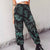 Women's Dragon Print Cargo Pants Tapered Carrot Loose Trousers Summer Breathable Streetwear Bandage Waist Lace up Pants @D24