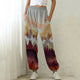 Women's Plus Size Pant S-3xl Mountain Winter Warm Treetop Fashion Print Pocket Sports Running Athletic Pants Женские Штаны