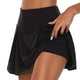 Women's Professional Sports Fitness Running Jogging Shorts Women Tennis Shorts Skirt Anti Exposure Tennis Skirt Shorts