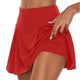 Women's Professional Sports Fitness Running Jogging Shorts Women Tennis Shorts Skirt Anti Exposure Tennis Skirt Shorts