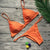 Women's swimsuit 2020 Women Push-Up Padded Bra Beach Bikini Set Swimsuit Swimwear pure color swimwear high waisted biquini