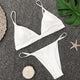 Women's swimsuit 2020 Women Push-Up Padded Bra Beach Bikini Set Swimsuit Swimwear pure color swimwear high waisted biquini