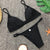 Women's swimsuit 2020 Women Push-Up Padded Bra Beach Bikini Set Swimsuit Swimwear pure color swimwear high waisted biquini