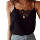 Womens Blouse Tee Lace T shirts Vest Summer 2019 Hot Sale Sexy Vest Fashion Camisole Crop Top Sleeveless T-Shirt Tank Top