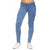 Womens High Waist Solid Jeans Button Side stand Pockets Trouser Pencil Pants брюки женские pantalon femme