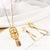 XUANHUA Wedding Fashion Tassel Stainless Steel Jewelry Sets For Women Dubai Jewelry sets Circle wedding jewelry jewellery