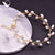 XlentAg Handmade Natural Elements Oval Pearl Charm Bracelets Women Dendritic Leaf Shape Engagement Gift Fashion Jewellery GB0227