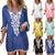 #Z2 Sexy Crochet Beach Cover Up V Neck Summer Beach Dress Cotton Swimwear Cover Up Solid Robe De Plage Tunic Bikini Covers