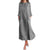 feitong 2020 Hot Sale!! Fashion Simple Sweet Women Casual Striped Sleeveless Dress Crew Neck Linen Pocket Long Dress Vestidos