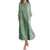 feitong 2020 Hot Sale!! Fashion Simple Sweet Women Casual Striped Sleeveless Dress Crew Neck Linen Pocket Long Dress Vestidos