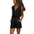jumpsuits for women 2019 Elastic Waist Casual Sleeveless Zippered Shorts Overall Jumpsuit Playsuit combinaison femme#30