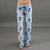 new 2019 FREE PANTS Better Skull Print loose wide leg pants Daily High Waist casual women pants XXXXXL BLUE trousers
