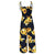 women jumpsuit Sunflower Dot Print Jumpsuit Sleeveless mono mujer largo elegante Clubwear Wide Leg Pant Spot Outfit mono mujer