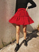 women's short skirt belt short Dress High waist Floral skirt Summer Girls printed skirt S-XL